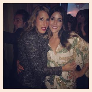 Con Adriana Ugarte en los premios Cosmopolitan